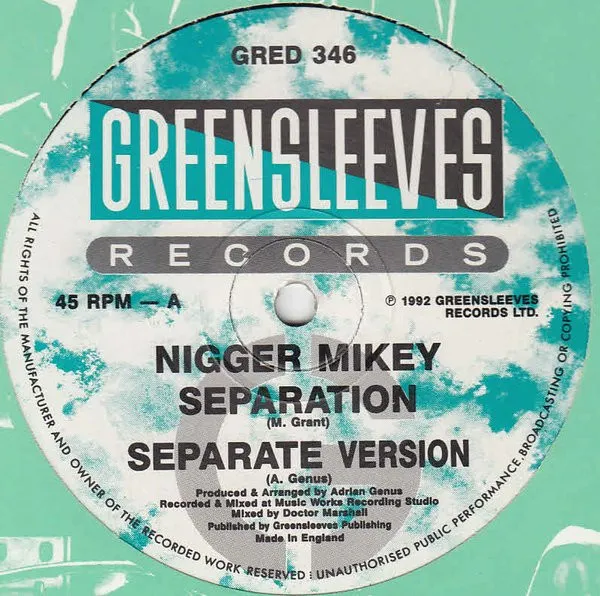 Nigger Mikey – Separation