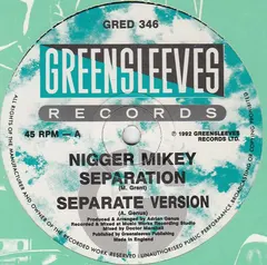 Nigger Mikey – Separation (Vinyl, 12")