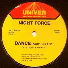 Night Force (3) Univer Records Production – Dance (Vinyl, 12")