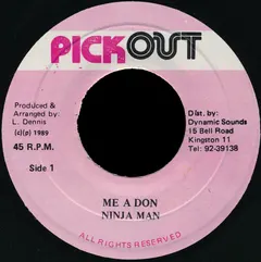Ninja Man* – Me A Don (Vinyl, 7")