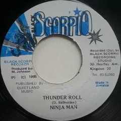 Ninja Man* – Thunder Roll (Vinyl, 7")