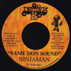 Ninjaman – Same Don Sound (Vinyl, 7")