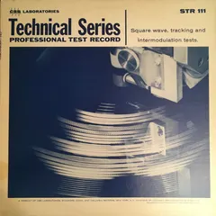 No Artist – Professional Test Record - Square Wave, Tracking and Intermodulation Tests (Vinyl, 12")