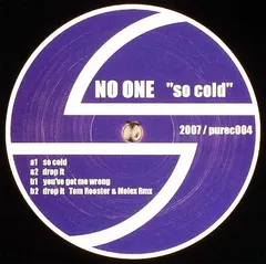 No One (2) – So Cold (Vinyl, 12")
