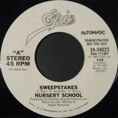 Nursery School – Sweepstakes (Vinyl, 7")