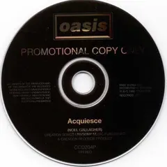 Oasis (2) – Acquiesce (CD, Promo)