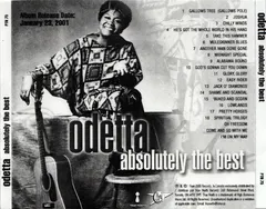 Odetta – Absolutely The Best (CD, Advance)