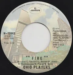 Ohio Players Mercury – Fire (Vinyl, 7")