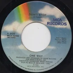 One Way – Don't Stop (Vinyl, 7")