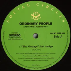 Ordinary People – The Message (Vinyl, 12")