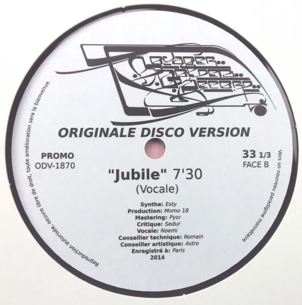 Originale Disco Version – Jubilé