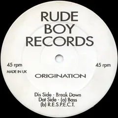 Origination – Break Down (Vinyl, 12")