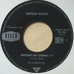 Os Cariocas Disques Decca – Imperio Do Samba (Vinyl, 7")