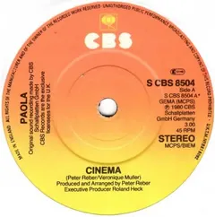 Paola (2) – Cinema (Vinyl, 7")
