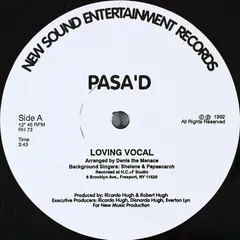 Pasa'd – Loving (Vinyl, 12")