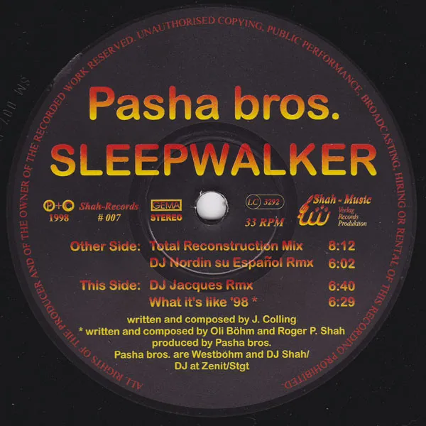 Pasha Bros. – Sleepwalker