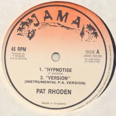 Pat Rhoden – Hypnotise (Vinyl, 12")