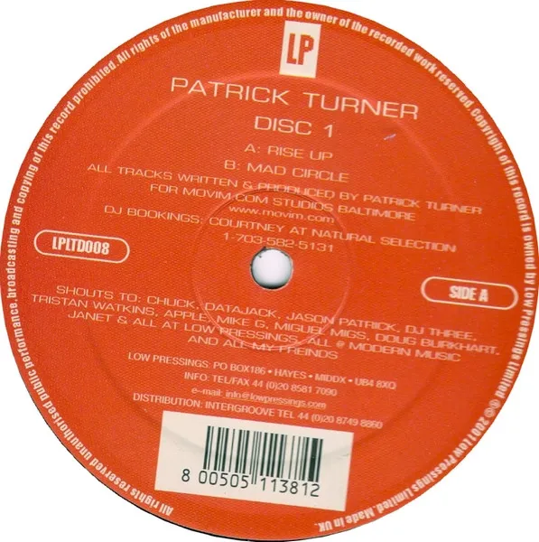 Patrick Turner – Rise Up