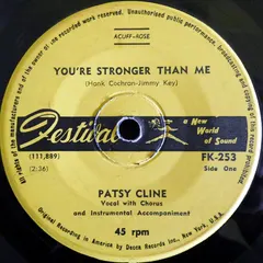 Patsy Cline – You're Stronger Than Me / So Wrong (Vinyl, 7")