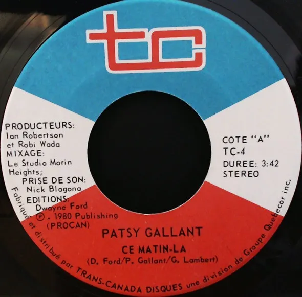 Patsy Gallant – Ce Matin-Là