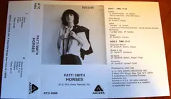 Patti Smith – Horses (Cassette, Album)