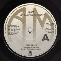 Paul Jabara A&M Records – Dance (Vinyl, 7")