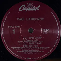 Paul Laurence – Cut The Crap (Vinyl, 12")