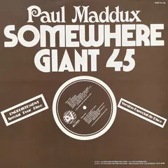 Paul Maddux – Somewhere (Vinyl, 12")