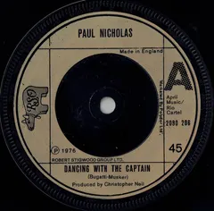 Paul Nicholas – Dancing With The Captain (Vinyl, 7")