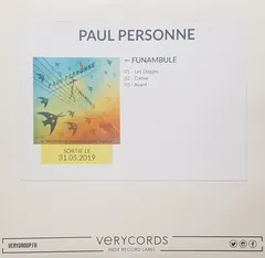 Paul Personne – Funambule (CDr, Promo)