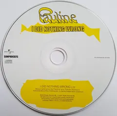 Pauline (2) – I Did Nothing Wrong (CD, Single)