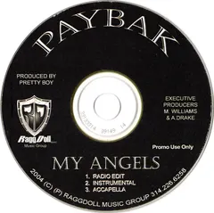Paybak – My Angels (CDr, Single)