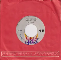 Pepe Arevalo Y Sus Mulatos – La Pared / Contigo (Vinyl, 7")