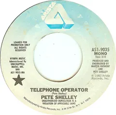Pete Shelley Arista – Telephone Operator (Vinyl, 7")