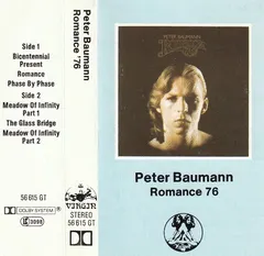Peter Baumann – Romance 76 (Cassette, Album)