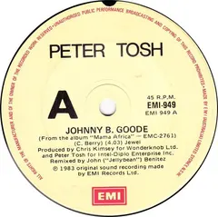 Peter Tosh EMI – Johnny B. Goode (Vinyl, 7")