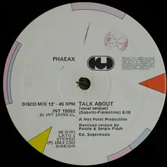 Phaeax – Talk About (Vinyl, 12")