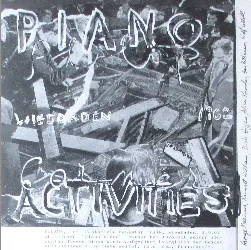 Philip Corner – Piano Activities