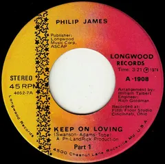 Philip James – Keep On Loving (Vinyl, 7")