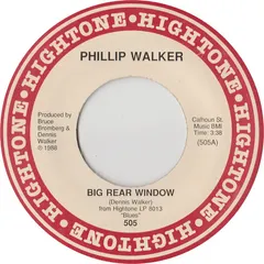Phillip Walker – Big Rear Window (Vinyl, 7")