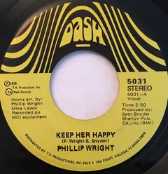 Phillip Wright – Keep Her Happy (Vinyl, 7")