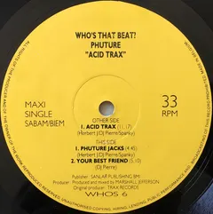 Phuture – Acid Trax (Vinyl, 12")
