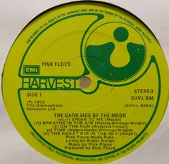 Pink Floyd Harvest – The Dark Side Of The Moon (Vinyl, LP)