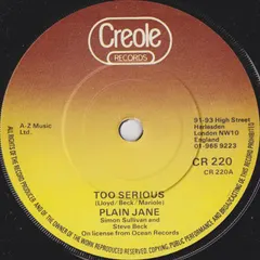 Plain Jane (3) – Too Serious (Vinyl, 7")
