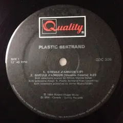 Plastic Bertrand – Gueule D'amour (Vinyl, 12")