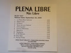 Plena Libre – Mas Libre (CD, Album)