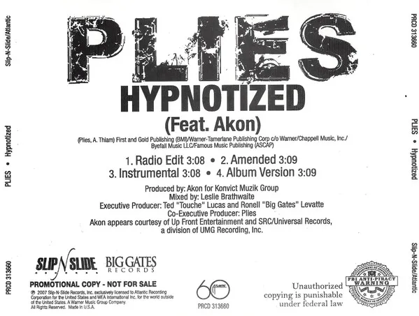 Plies Feat. Akon – Hypnotized