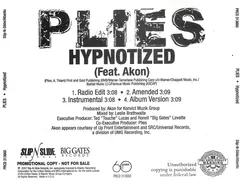 Plies Feat. Akon – Hypnotized (CD, Single)