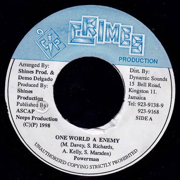 Powerman – One World A Enemy
