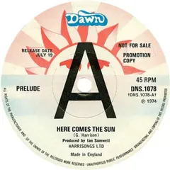 Prelude (3) – Here Comes The Sun (Vinyl, 7")